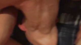 Горловой минет от настоящей гимнастки