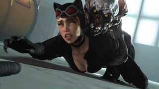 Компиляция с монстрами, которые безудержно долбят мокрые щели милых тёлок